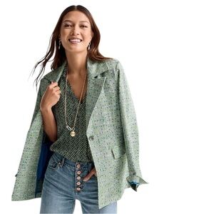 CAbi Green Textured Blazer